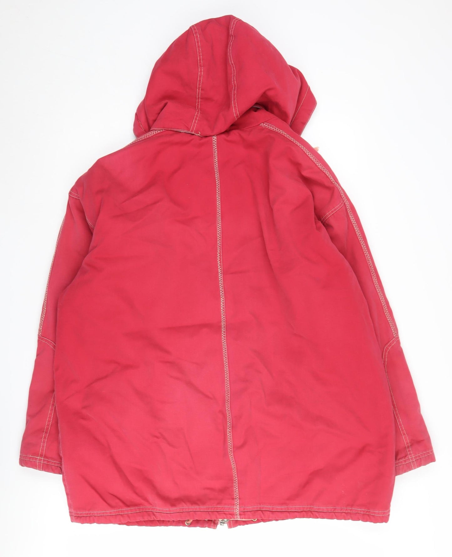 Dorothy Perkins Women's Red Parka Jacket Size 12