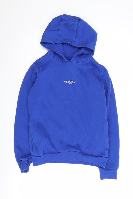 McKenzie Boys Blue Pullover Hoodie, Size 11-12 Years