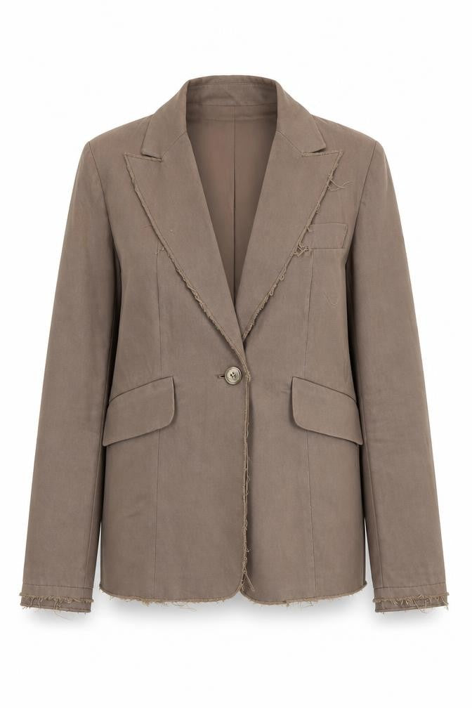 Karen Millen Women's Brown Regular Fit Blazer, Size 10