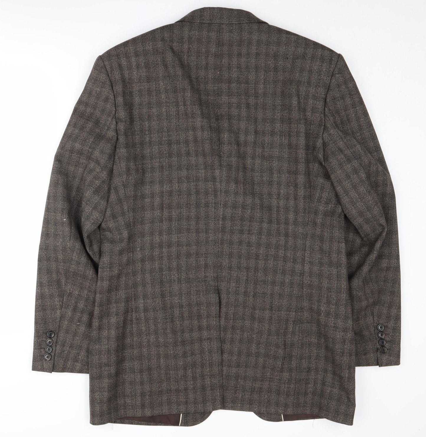 Hugo Boss Men's Brown Check Blazer, Size 42