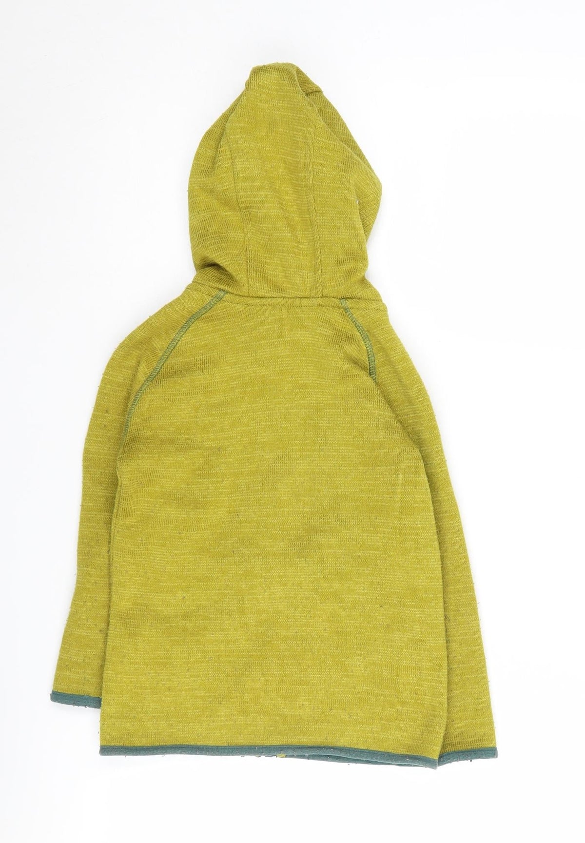 Back view of Regatta boys’' green full zip hoodie 3-4 years