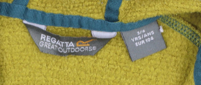 Additional view of Regatta boys’' green full zip hoodie 3-4 years