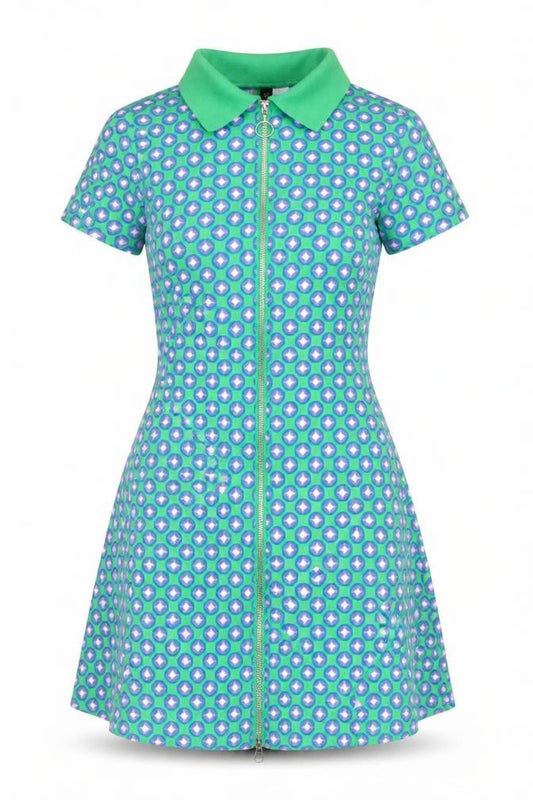 H&M Women’s Geometric Multicolour Shirt Dress Size 8