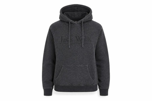 Jack Wills Women's Grey Pullover Hoodie Size 8