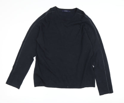 Tom Wolfe Black Men's Medium Pullover Jumper