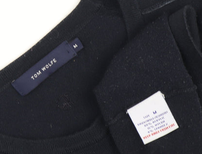 Tom Wolfe Black Men's Medium Pullover Jumper