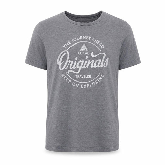 Jack & Jones Men's Grey Graphic Slim T-Shirt, Size S
