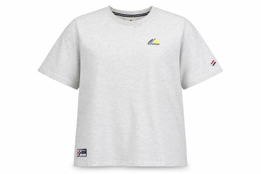 Superdry Women's Grey Basic T-Shirt Size 16