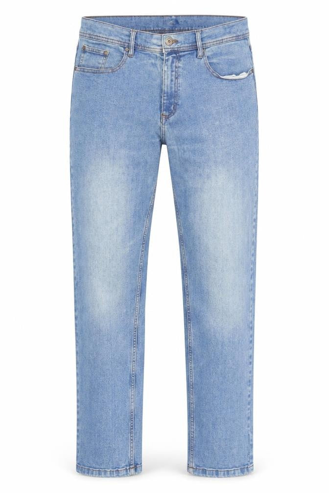 Cotton Traders Men's Blue Straight Jeans, Size 36