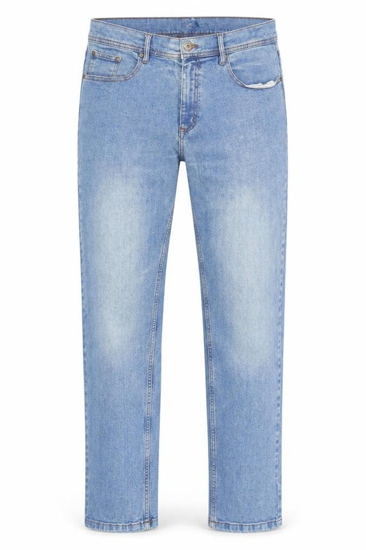 Cotton Traders Men's Blue Straight Jeans, Size 36