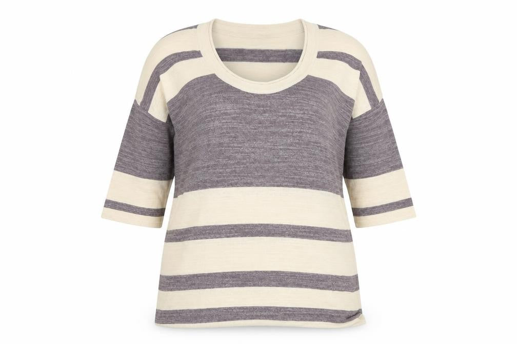 Great Plains Women's Beige Striped Pullover Jumper - Small