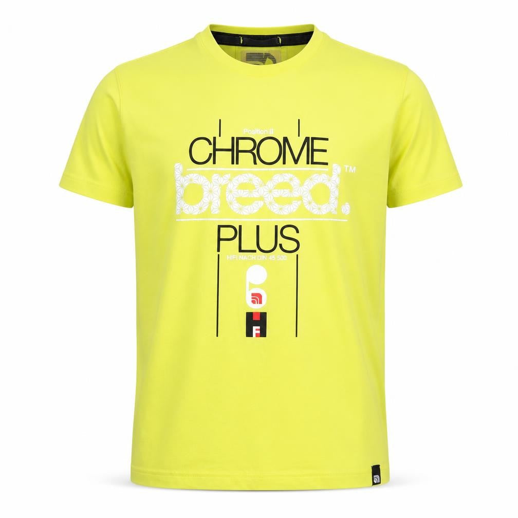 Breed Men's Yellow Graphic Print T-Shirt S