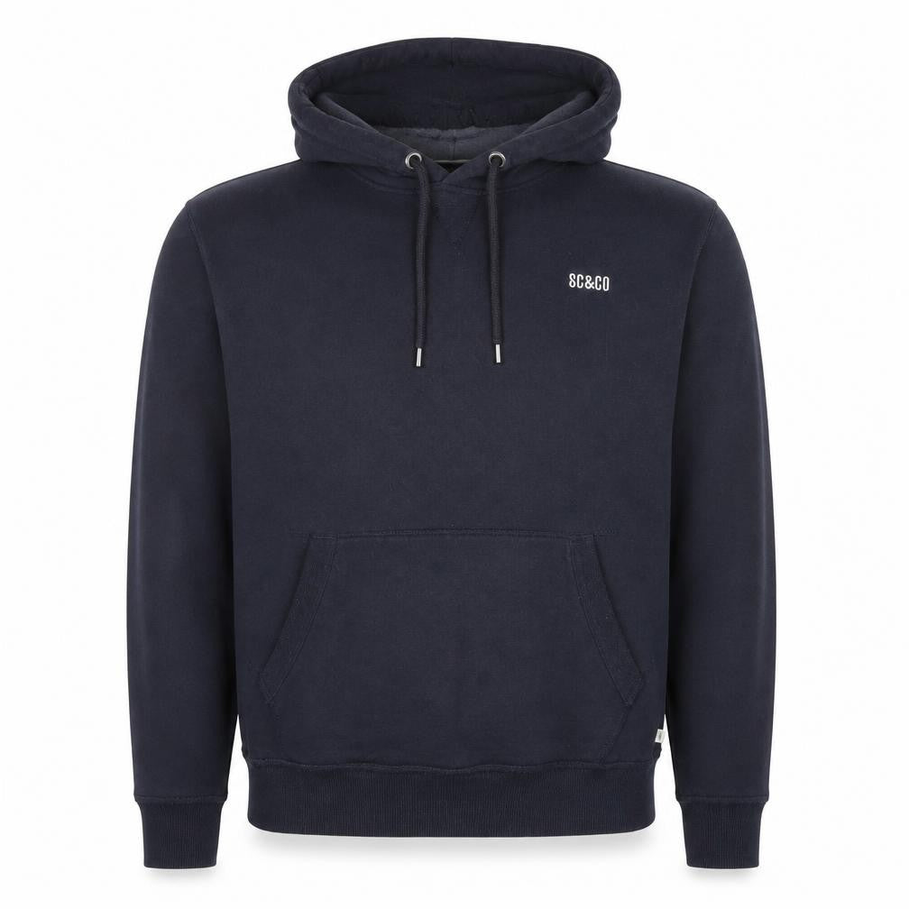 SC&CO Men's Black Pullover Hoodie M - Fleece, Logo, Comfy