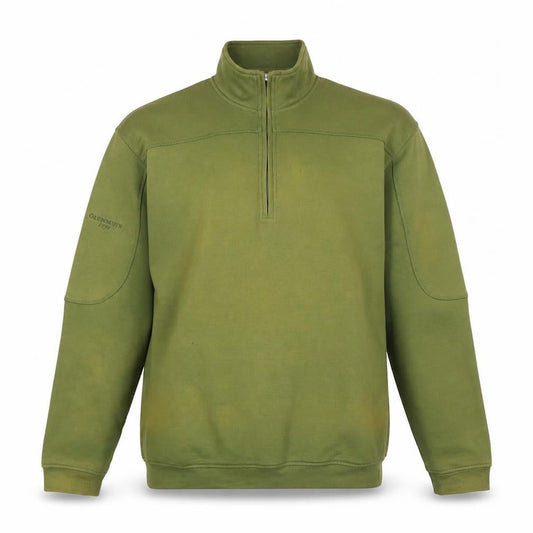 Glenmuir Men's Green 1/4 Zip Sweatshirt L