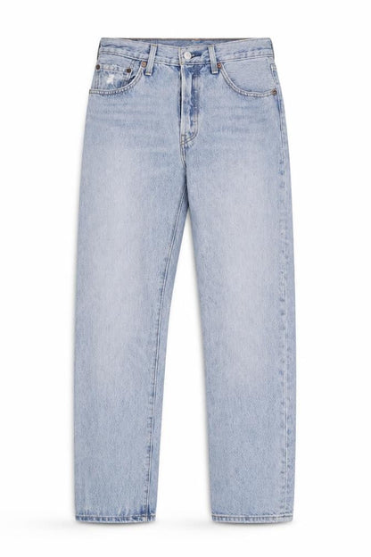 Levi's Womens Blue Straight Jeans Size 26 Button Closure