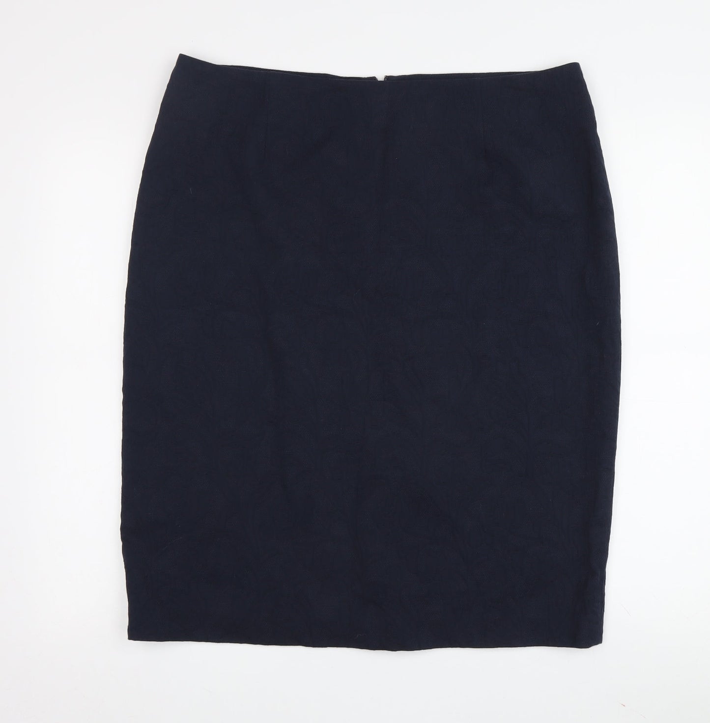 Charter Club Women's Blue Pencil Skirt Size 16