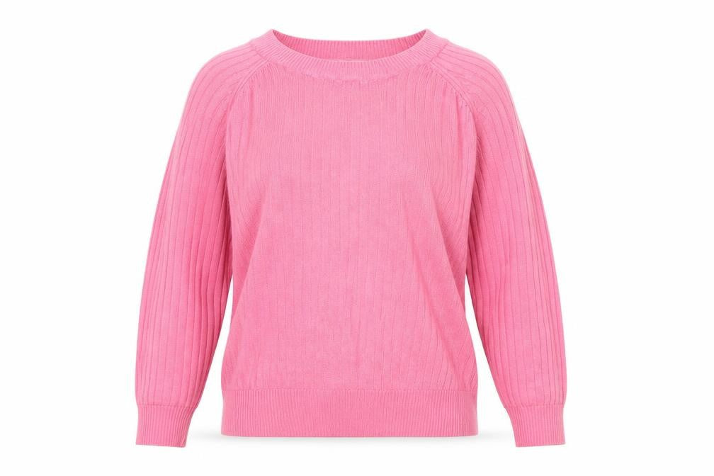 Jacqueline de Yong Women's Pink Pullover Jumper L