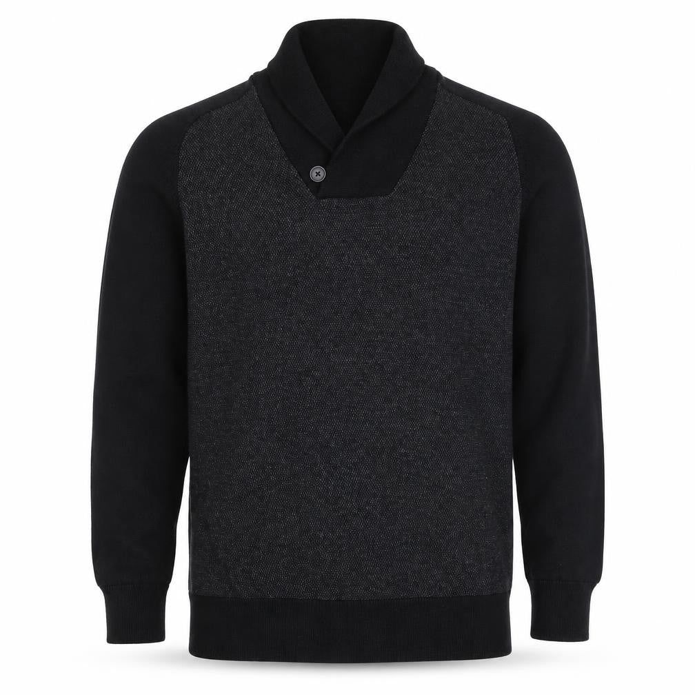 Next Men's Black Pullover High Neck Jumper, L