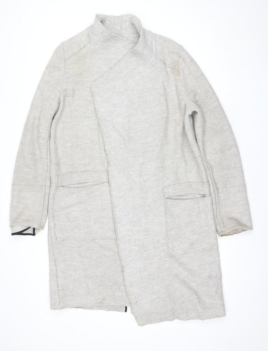 Zara Women’s Grey Mid-Length Coat M