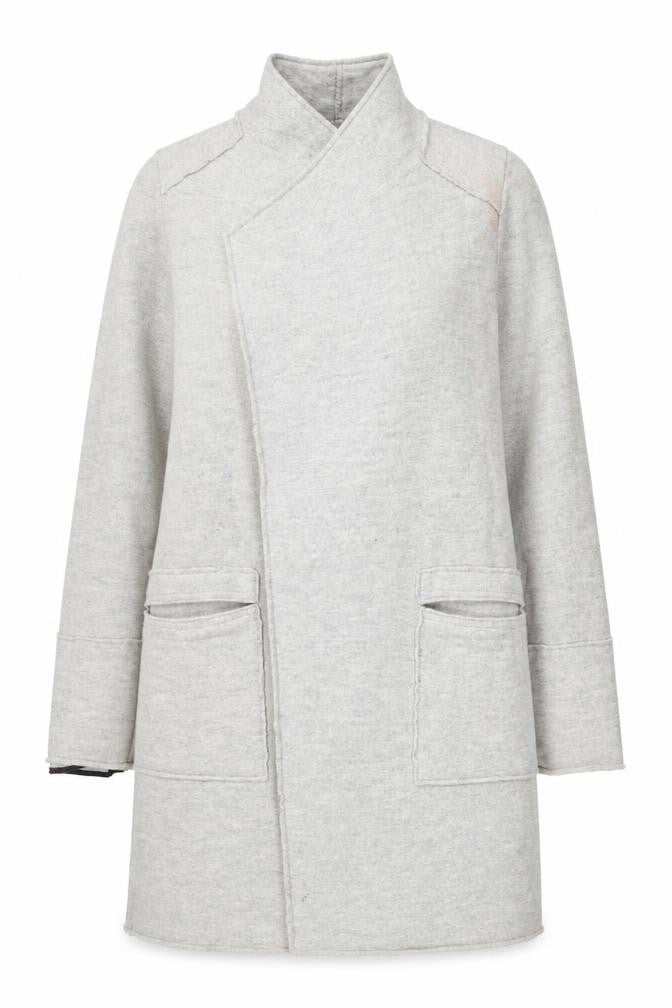 Zara Women’s Grey Mid-Length Coat M