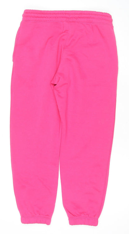 Preloved Disney Women's Pink Jogger Trousers, M, Cartoon Theme - Back