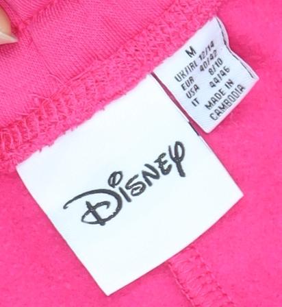 Preloved Disney Women's Pink Jogger Trousers, M, Cartoon Theme - Detail