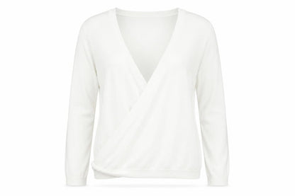 Wallis Petite Ivory Wrap Jumper M Women
