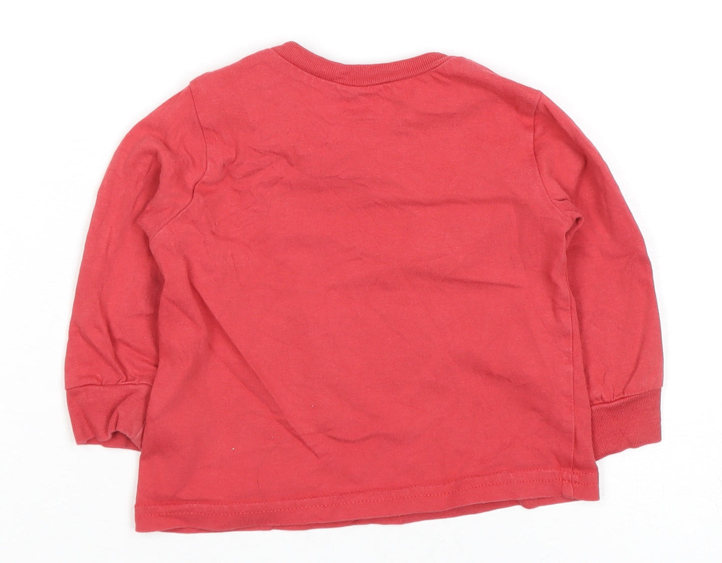 Ralph Lauren Red Cotton T-Shirt, 6-9 Months, Unisex Toddler