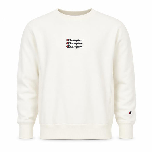 Champion Men's White Small Pullover Sweatshirt