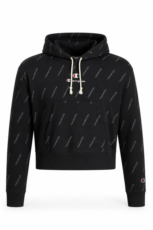 Champion Women's Black Pullover Hoodie S Lightweight