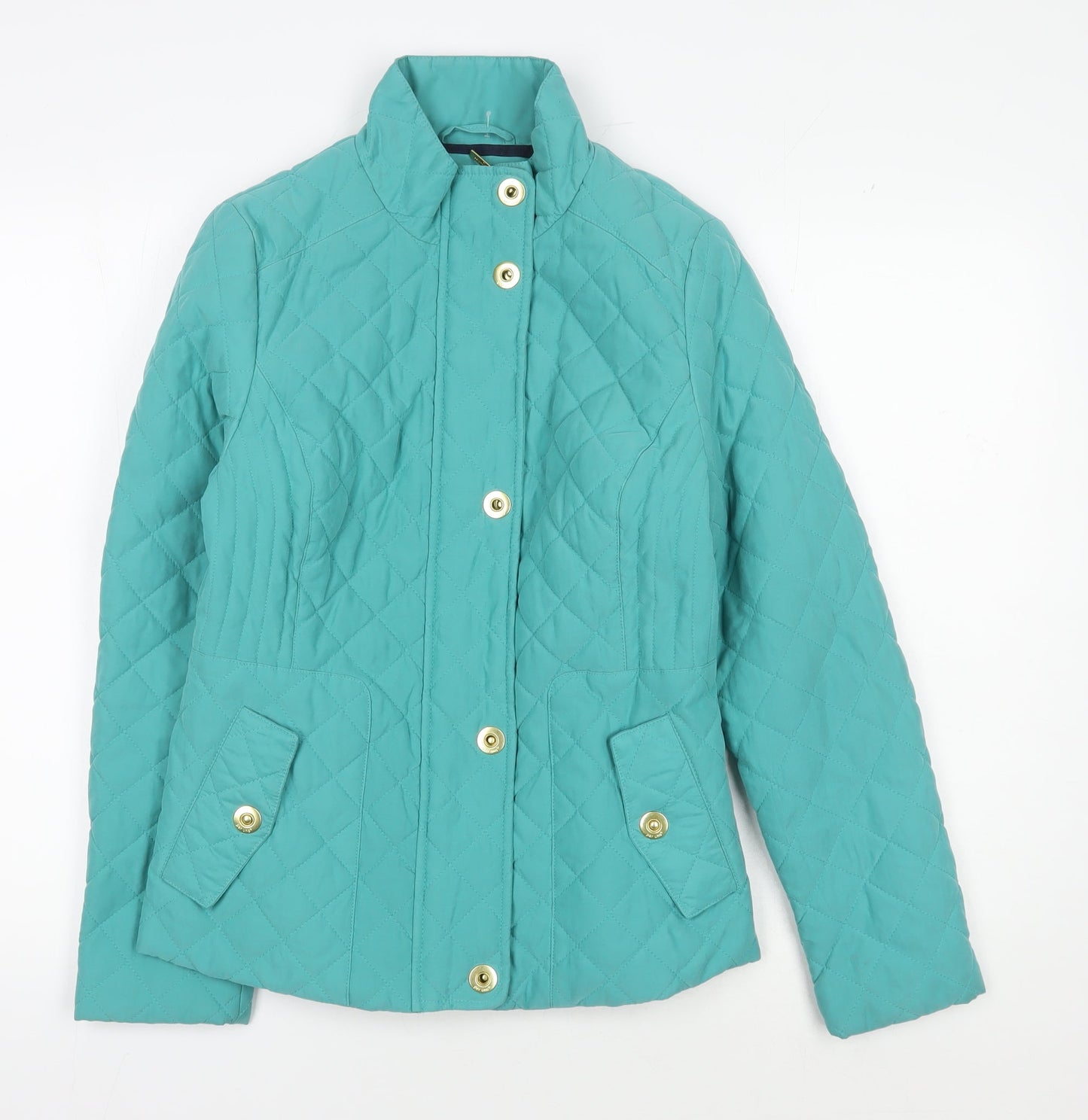 Marks and Spencer Women's Green Quilted Jacket Size 8