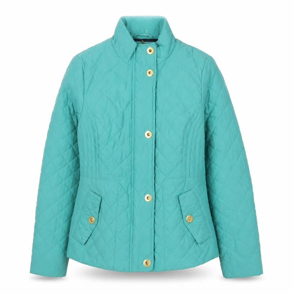 Marks and Spencer Women's Green Quilted Jacket Size 8