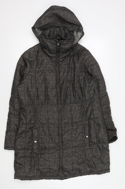 Marks & Spencer Women’s Grey Hooded Jacket, M