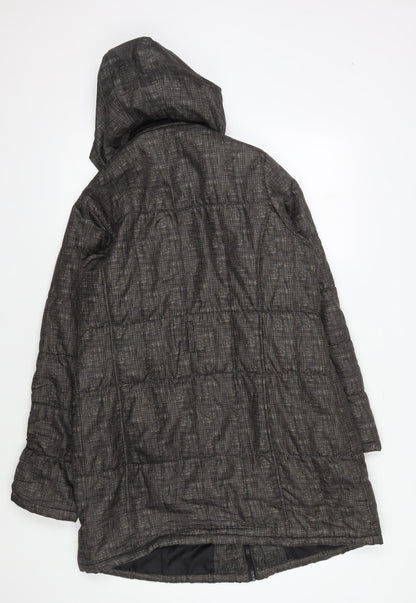Marks & Spencer Women’s Grey Hooded Jacket, M