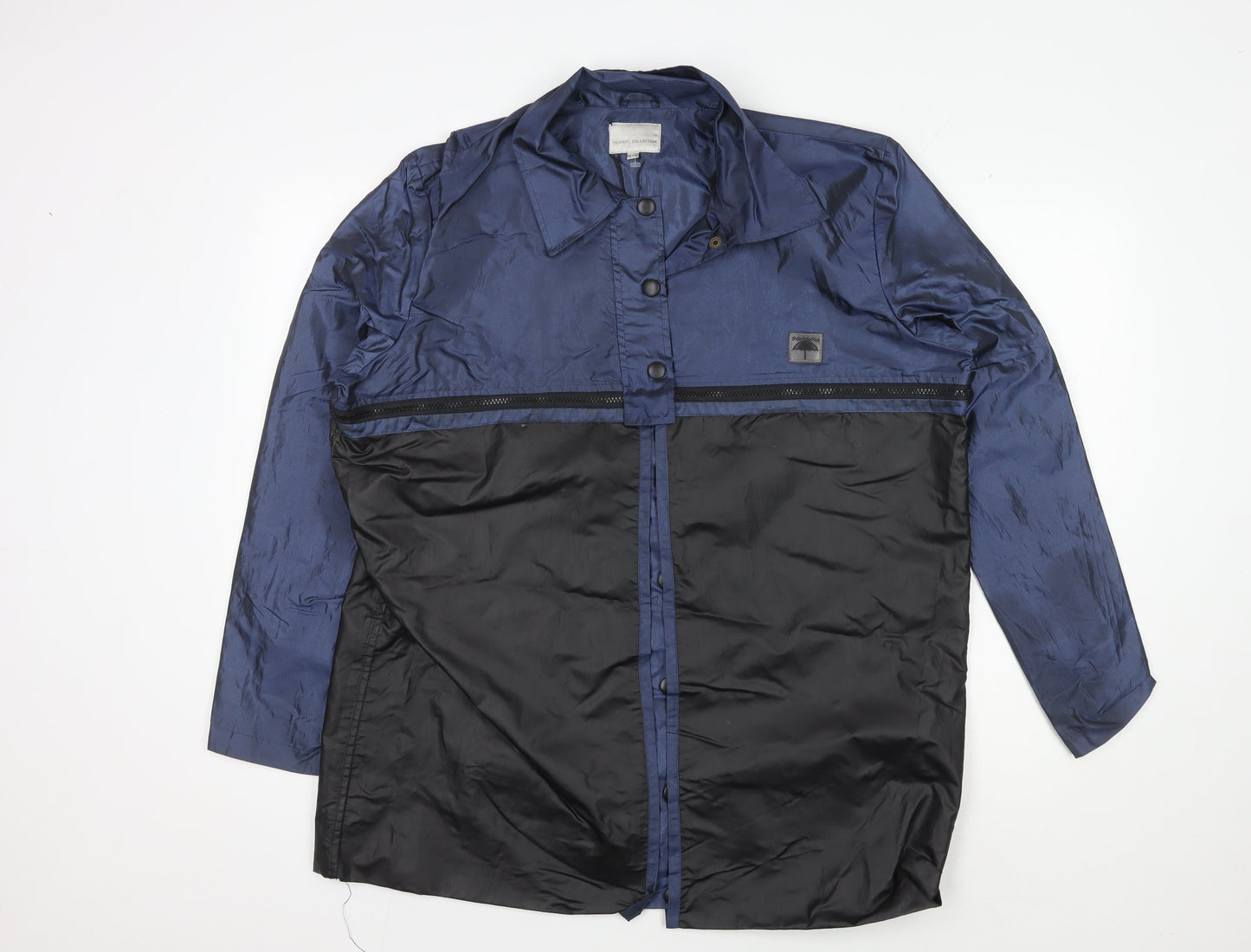Premiere Collection Men's XL Blue Rain Coat Jacket