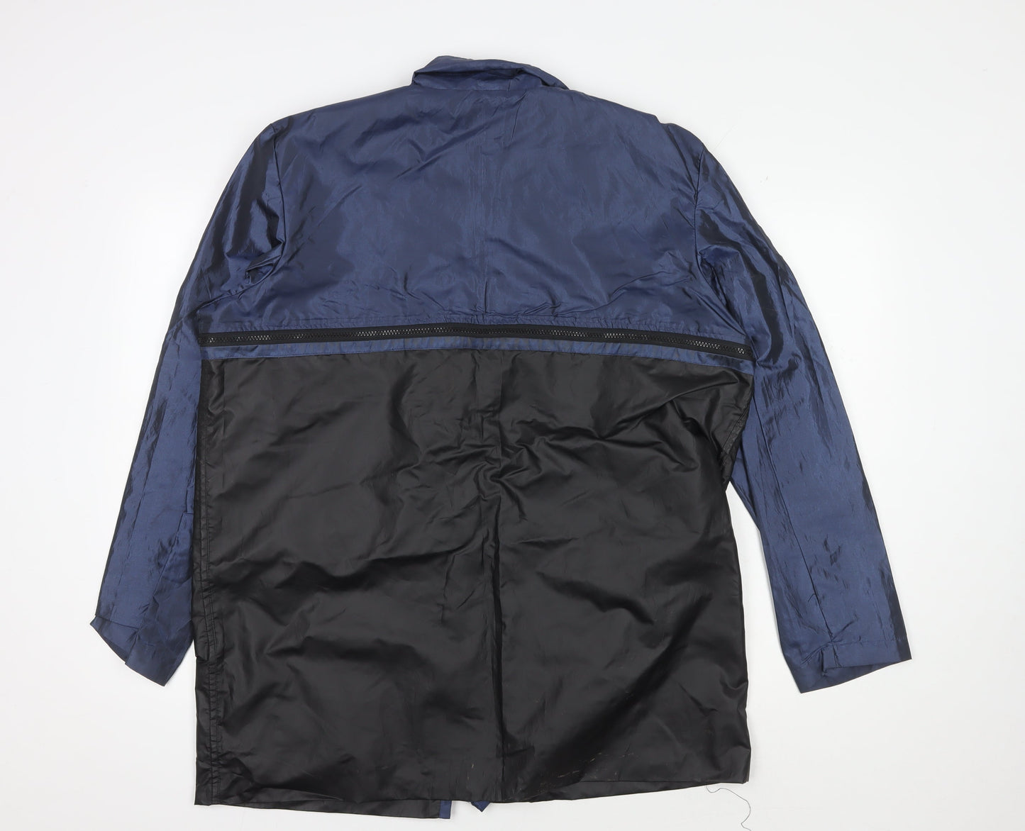 Premiere Collection Men's XL Blue Rain Coat Jacket