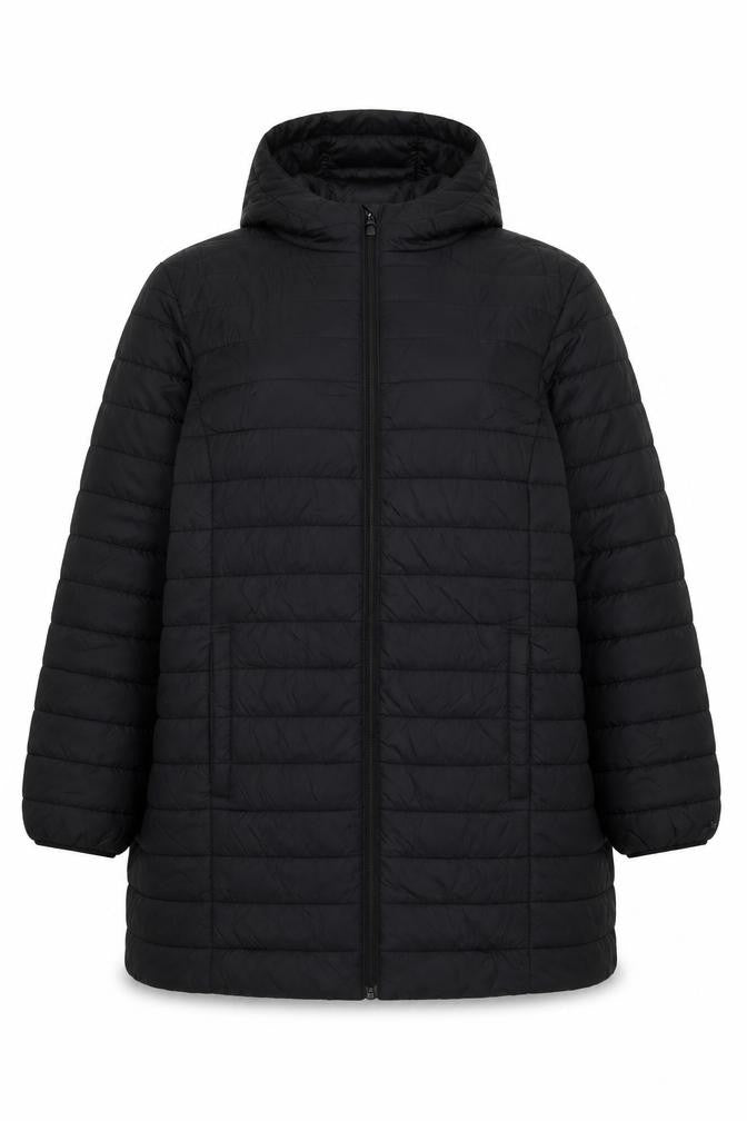 Peter Storm Men's Black Puffer Jacket 16 Plus Hooded