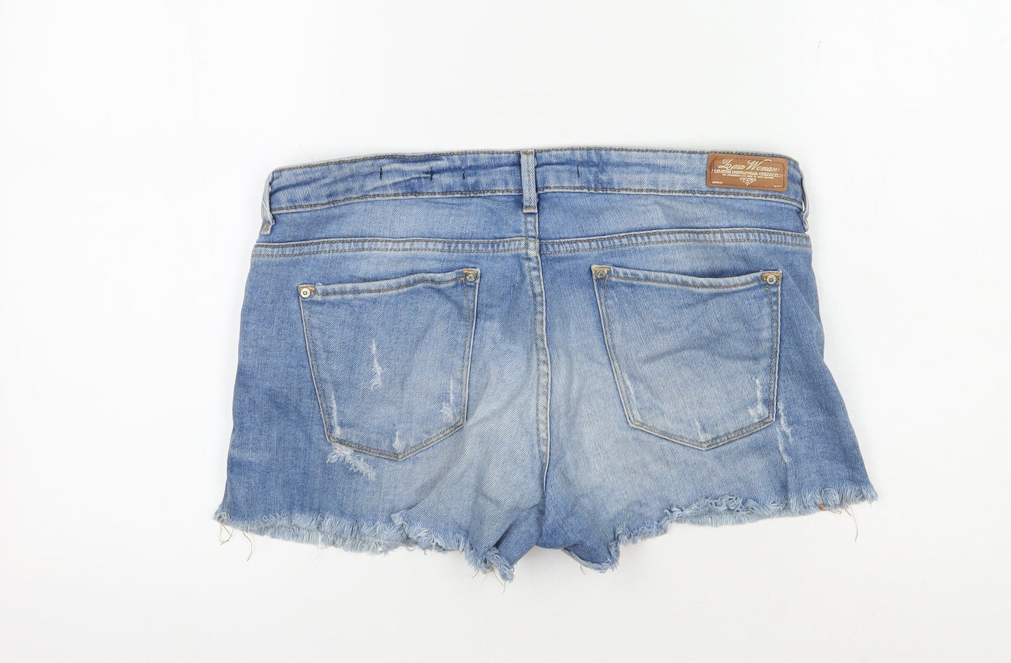 Desa Woman Blue Denim Cut-Off Shorts Size 12