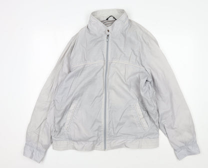 BHS Men's Grey Windbreaker Jacket L