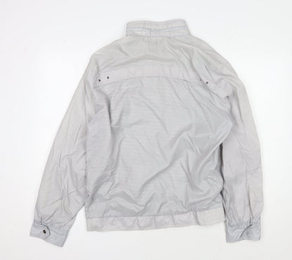 BHS Men's Grey Windbreaker Jacket L