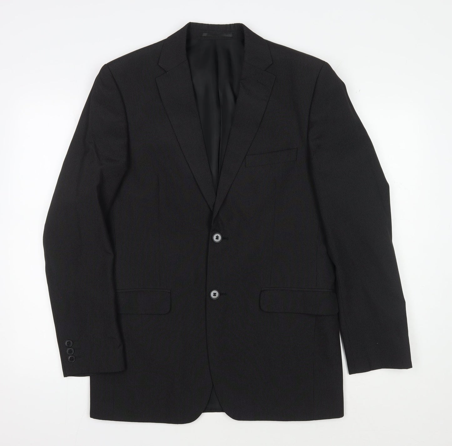 Thomas Nash Men's Black Suit Jacket, 38 Regular Fit