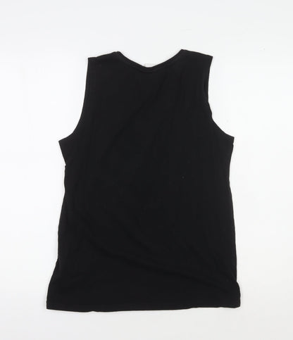 Harry Womens Potter Black Tank Top Size 10