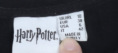 Harry Womens Potter Black Tank Top Size 10