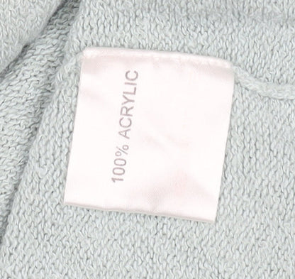 Close-up detail of Honor Millburn Women's Green jumper, size L