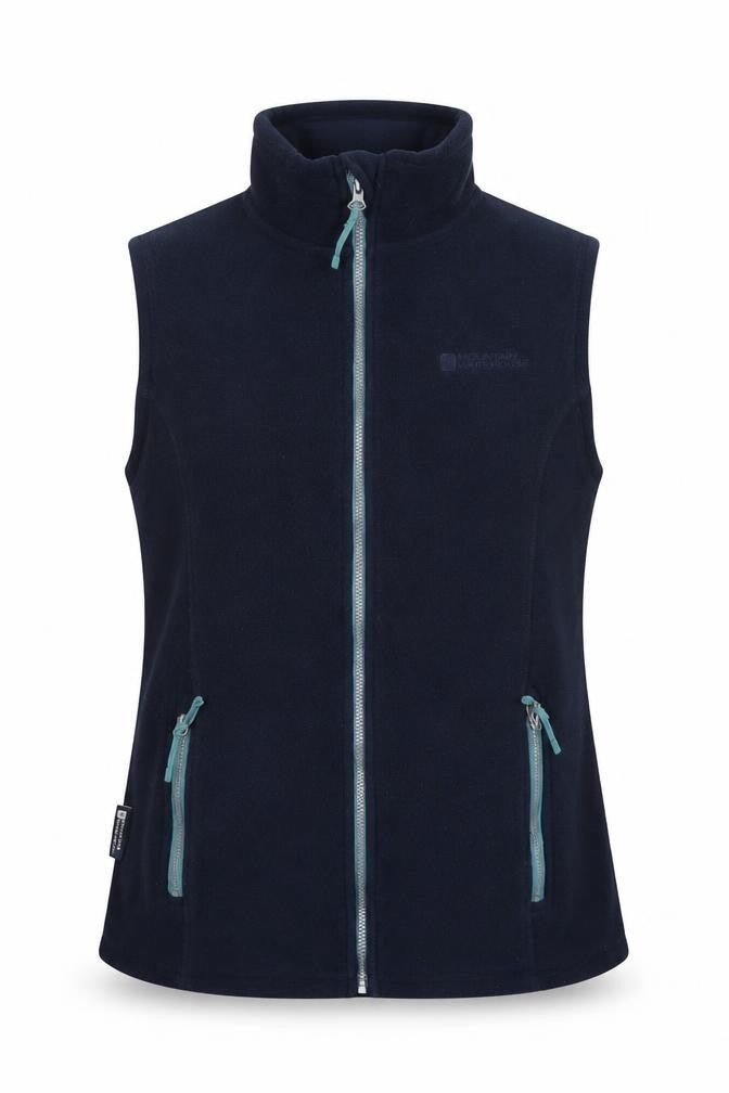 Mountain Warehouse Women's Blue Fleece Waistcoat Size 10
