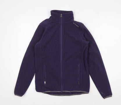 TOG24 Women's Purple Fleece Jacket Size 8 - Lightweight Casual
