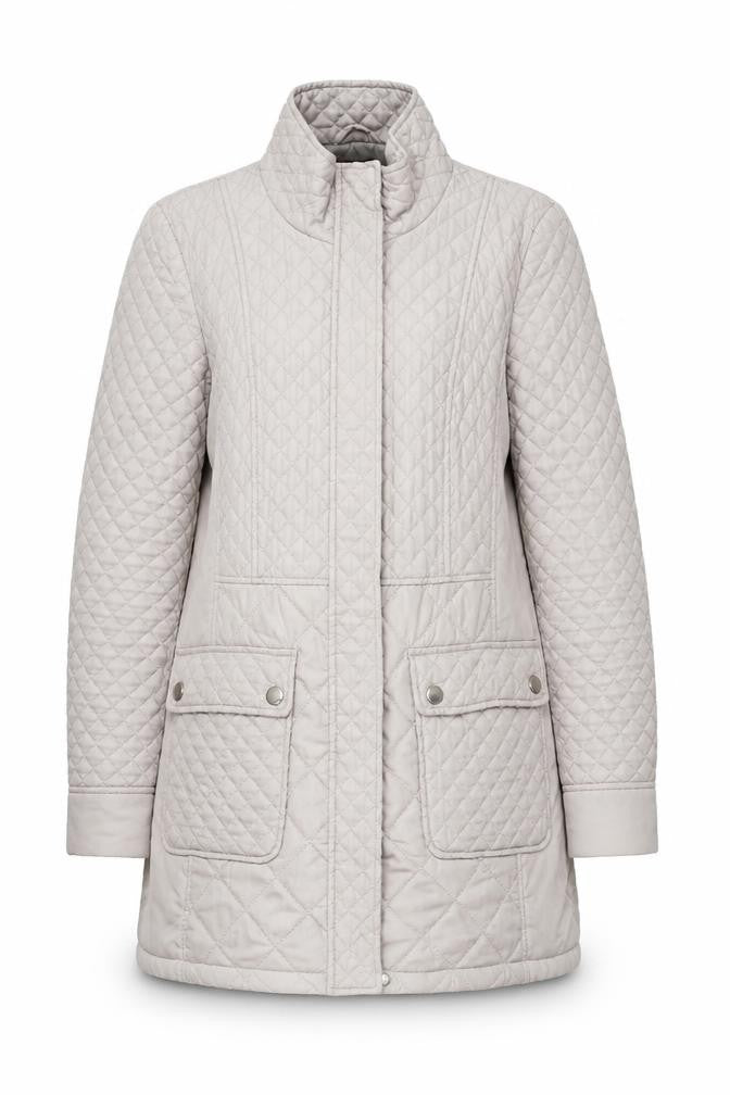 Marks & Spencer Women's Beige Quilted Jacket Size 8