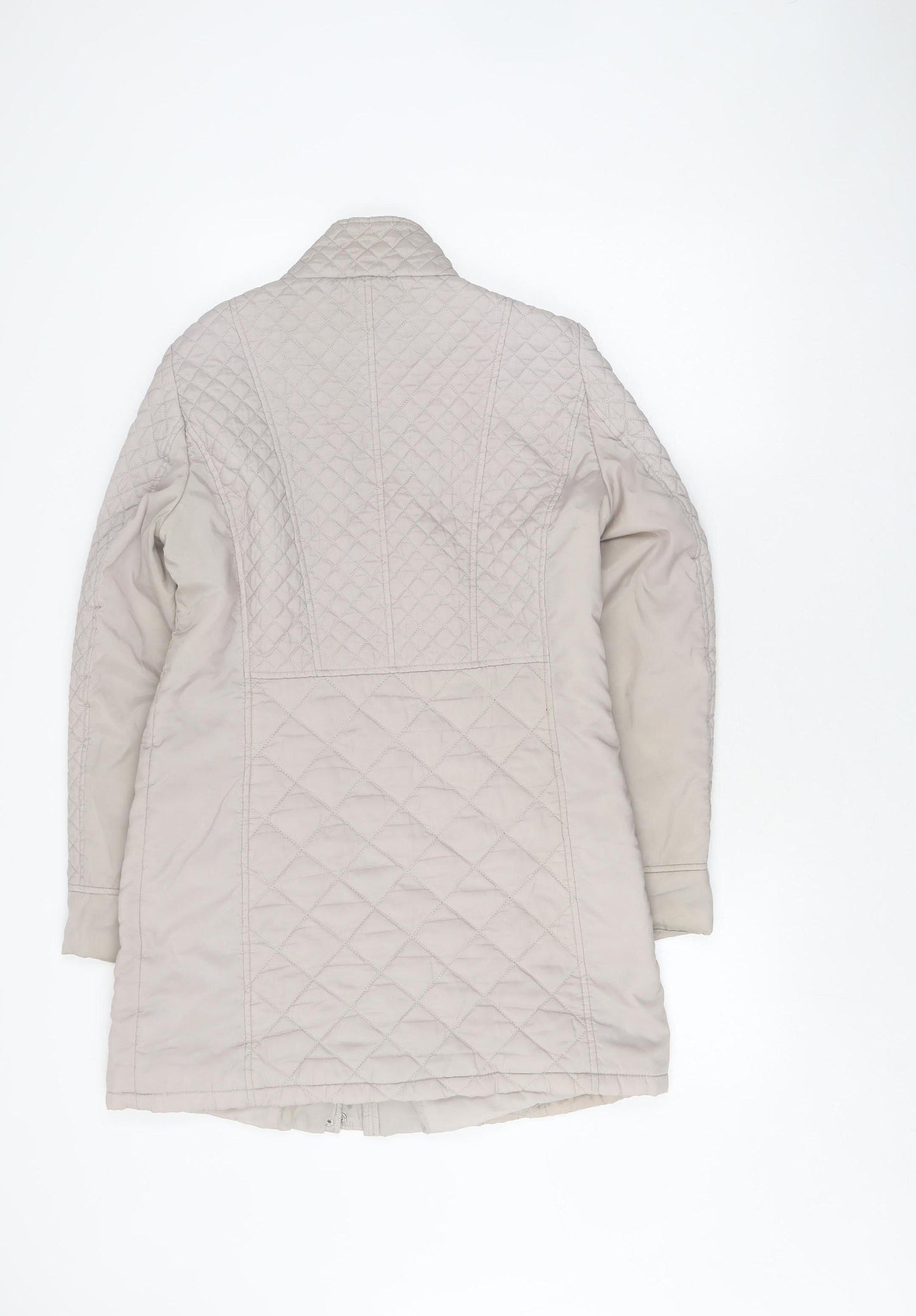 Marks and Spencer Women's Beige Quilted Jacket Size 8