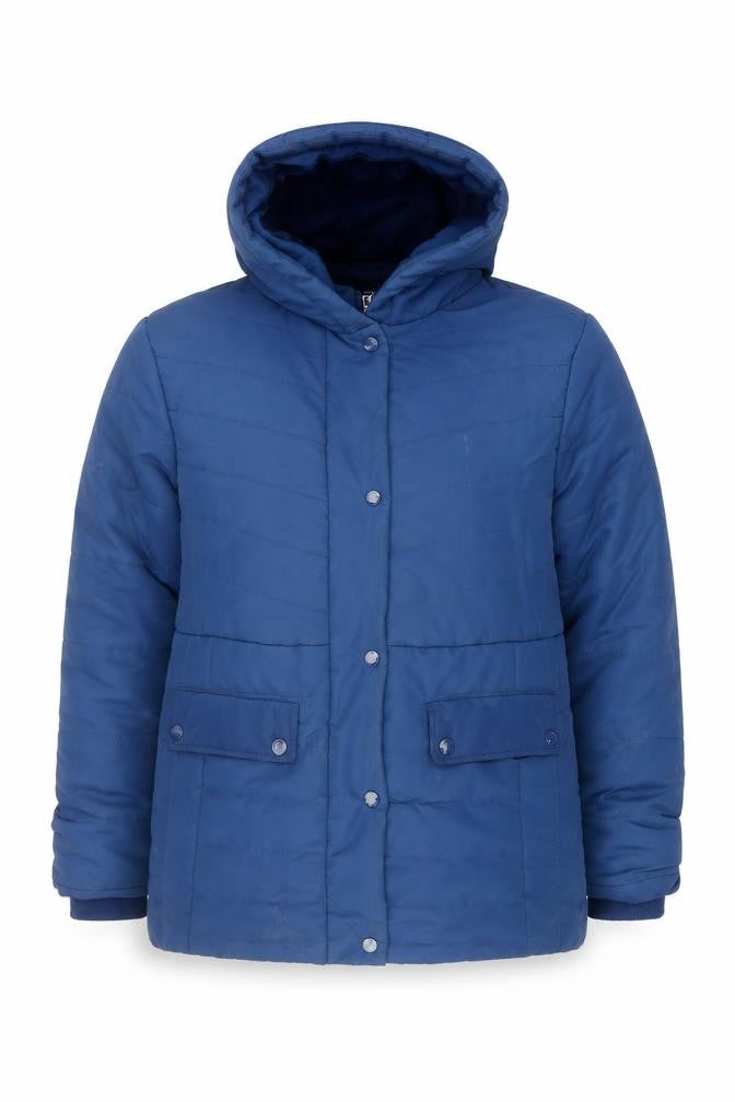Cotton Traders Unisex Blue Quilted Jacket Size 16