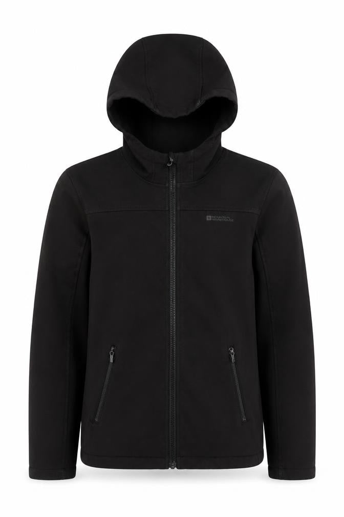 Mountain Warehouse Boys Black Hooded Jacket 13 Years